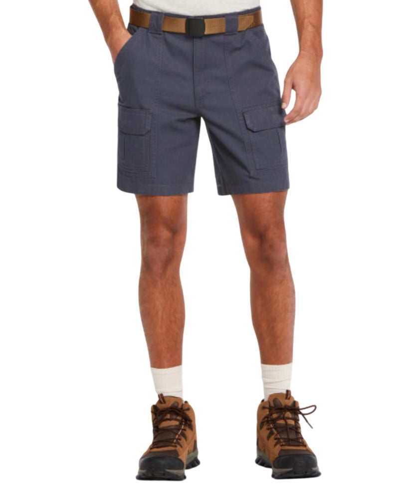Savane Men's Hiking Cotton Cargo Shorts with Tech Pocket (Available in Big and Tall), Blue Nights, 38 - Image 1